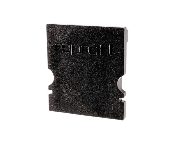 Krytky pro Al profily - IMPR 979032 Koncovka H-AU-02-12 černá 18 mm 2 ks - LIGHT IMPRESSIONS - foto 1