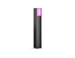 ZigBee - PH 8721103118516 Hue Turaco venkovní sloupkové LED svítidlo A60 WCA antracit 1000-20000K RGB - PHILIPS