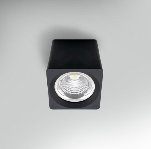 Downlight - CEN QBNE-1511230 Stropní svítidlo LED QUBE ČERNÉ 131x131x133mm 25W 230V 3000K 45d IP20 - CENTURY - foto 1