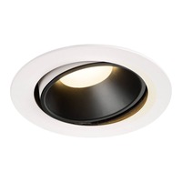 Kruhová - LA 1003733 NUMINOS® MOVE DL XL vnitřní LED zápustné stropní svítidlo bílá/černá 3000 K 20° otočné a výkyvné - BIG WHITE (SLV)