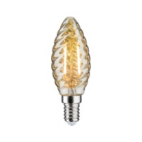 E14 - P 28708 LED svíčka 2,6 W E14 zlatá zlaté světlo - PAULMANN