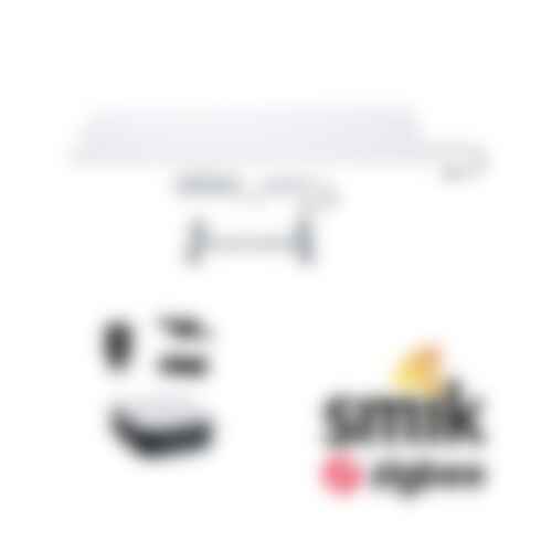 Hranatá - P 5170 Startovací sada Zigbee 3.0 Smart Home smik Gateway + LED Panel Amaris 72x84mm 35W RGBW+ bílá/antracit stmívatelné - PAULMANN - foto 1