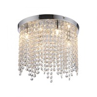 Dekorativní - LD 15064-17 stropní svítidlo KULUNKA, chrom, křišťálové přívěsky - JUST LIGHT
