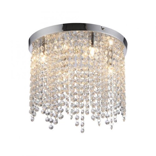 Dekorativní - LD 15064-17 stropní svítidlo KULUNKA, chrom, křišťálové přívěsky - JUST LIGHT - foto 1
