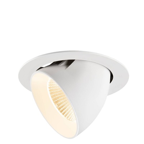 Kruhová - LA 1009874 NUMINOS® GIMBLE XL Stropní vestavné svítidlo, 2700 K, 20°, bílá - BIG WHITE (SLV) - foto 1