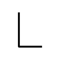 Dekorativní - AR 1201L00A Alphabet of Light - velké písmeno L - ARTEMIDE