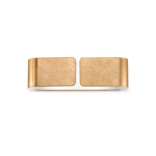 Nepřímé osvětlení - ILUX 088266  Nástěnné svítidlo Ideal Lux Clip AP2 small oro 088266 zlaté 44cm   - IDEALLUX - foto 1
