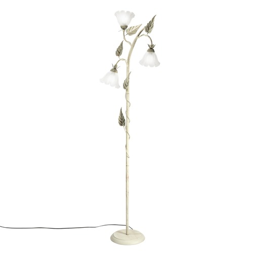 Stojací lampy - FAN I-ISOTTA-PT3 Stojací lampa Piantana Isotta, slonová kost, 3 x E14, 48 x 172 cm - FANEUROPE - foto 1
