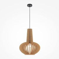 Kónická - M MOD193PL-01W1 Závěsné svítidlo Roots E27 40W béžová kov designové - MAYTONI
