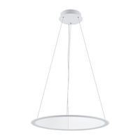 Kruhová - IMPR 342251 Deko-Light závěsné svítidlo - LED Panel, čiré kulaté, 50 W, DIM, 3000/3500/4000 K, bílá - LIGHT IMPRESSIONS