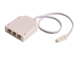 Patice a spojky - IMPR 940064 Deko-Light příslušenství - MINI-AMP 3-násobný rozbočovač (1x zástrčka, 3x zásuvka) 20cm, 12V/24V, max 3A, IP20