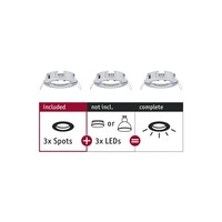 Kruhová - P 92482 Vestavné svítidlo Choose spot nevýklopné max. 10W chrom 230V - PAULMANN
