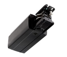 Lišty a příslušenství IVELA - IMPR 710014 Deko-Light kolejnicový systém 3-fázový 230V D Line elektrické napájení pravé 230V černá RAL 9011 98,5  - LIGHT IMPRESSIONS