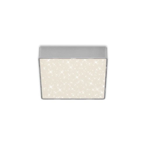 Hranatá - BRI 7076414 LED stropní svítidlo hvězdné nebe, 15,7 cm, 11 W, stříbrná (starý kód: BRI 7076-414) - BRILONER - foto 1