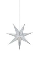 Interiérové dekorace - MAR 705789 Glitter stříbrná závěsná hvězda 45 cm - Markslöjd
