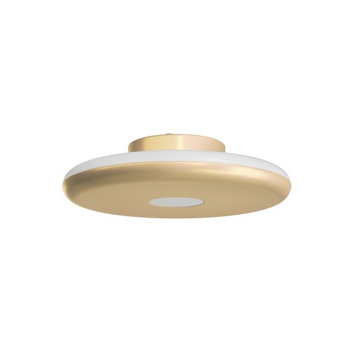 Kruhová - OS ZET60030 ZETA 1 PF stropní/nástěnné plastové svítidlo zlatá / bílá IP40 3000 K 31W LED - OSMONT - foto 1