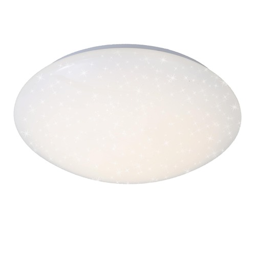 Kruhová - BRILO 3320-216 LED stropní svítidlo hvězdné nebe, pr. 38 cm, 18 W, bílé - BRILO - foto 1