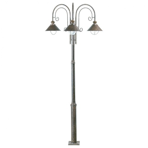 Sloupková - FARO 71118 NÁUTICA sloupková lampa, rezavá, 3L - FARO - foto 1