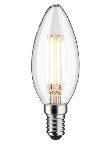 E14 - P 29201 Eco-Line Filament 230V LED svíčka E14 4W 3000K čirá - PAULMANN - foto 1