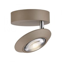 Bodová - PN 9051-97 LED stropní svítidlo PURE Oculis, bronzová, stmívatelné, otočné a nastavitelné 2700K - PAUL NEUHAUS