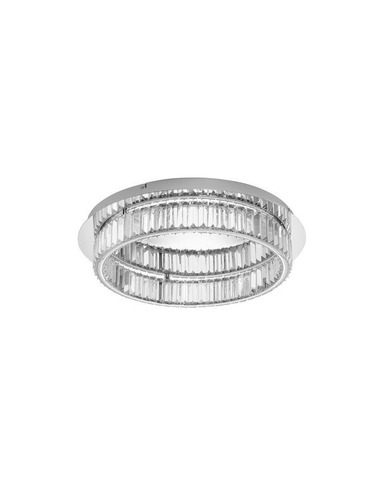 Kruhová - NV 9333072 Stropní svítidlo AURELIA chromovaný kov a křišťál LED 40W 230V 3500K IP20 stmívatelné - NOVA LUCE - foto 1