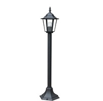 Sloupková - FAN LANT-MILANO/P1 Sloupkové svítidlo MILANO černá, 1xE27, IP44, 105 x 21 cm - FANEUROPE
