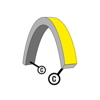 Příslušenství pro LED pásky - SLC S1624T-C Napájení pro NeonFlex 24V Top-Bend Mono C - TLG