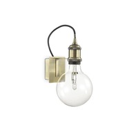 Dekorativní - ILUX 163321 Nástěnné svítidlo Ideal Lux Frida AP1 brunito 163321 bronzové - IDEALLUX