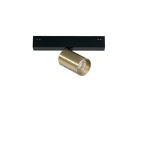 Lištové INTEC 48V - FAN DAVINCI-FANS-G-5C Systém 48 V reflektor Davinci Fans zlatý LED 5W 490lm 3000K 16,5x10x 4 cm - FANEUROPE