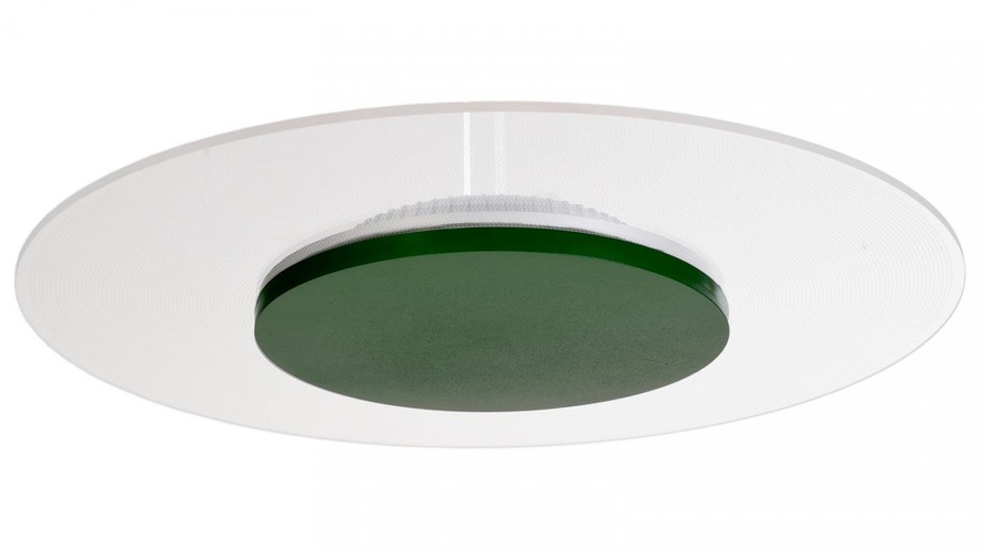 Kruhová - IMPR 620043 Deko-Light stropní přisazené svítidlo Zaniah 18W, kryt listová zelená 220-240V AC/50-60Hz 18,00 W 3000 K 2021,68 lm bílá - foto 1