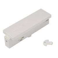 Lišty a příslušenství EUTRAC - LA 1001515 STŘEDOVÝ NAPÁJEč, pro vysokonapěťovou 3fázovou nástavnou PŘÍPOJNICi EUTRAC, bílý - BIG WHITE (SLV)