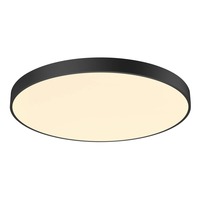 Kruhová - LA 1001880 MEDO 90 CL CORONA, LED, vnitřní stropní nástavbové svítidlo, TRIAC, šedá, 3000/4000K - BIG WHITE (SLV)