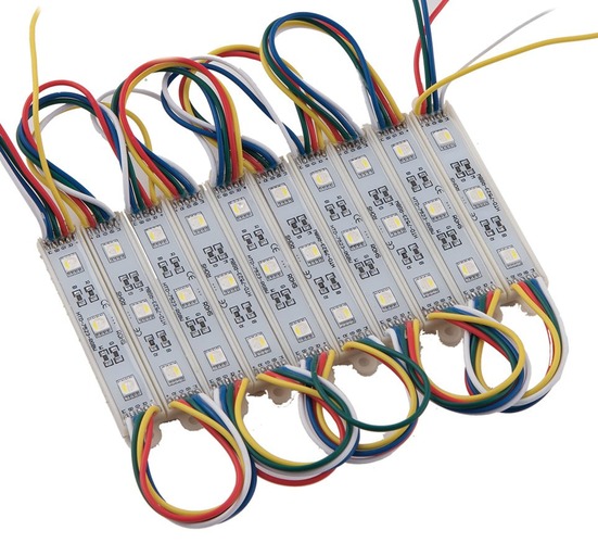 Dekorační - FAN LED-INSIGN-RGBW Sada 20 LED modulů INSIGN DC12V, polykarbonát, 1,2 W/m, 120 lm/m, 6000 K - FANEUROPE - foto 1