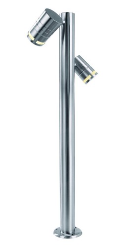 Sloupková - IMPR 733063 Deko-Light stojací svítidlo Zilly II 220-240V AC/50-60Hz GU10 2x max. 10,00 W 1000 mm stříbrná - LIGHT IMPRESSIONS - foto 1