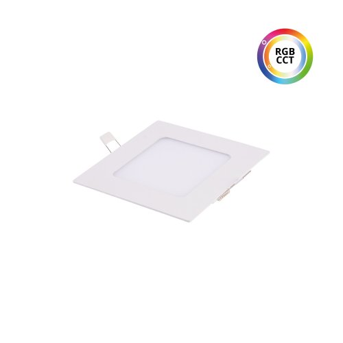 LED panely čtvercové - LED panel 24V 9W RGBCCT 24HW9 čtverec - foto 1