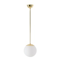 Koule - OS ISI71652 ISIS P1 PM-M závěsné plastové svítidlo mosaz / bílá IP40 25W E27 - OSMONT