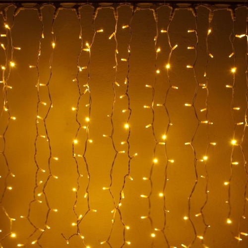 Závěsy a sítě - DLED CLNX0101W DecoLED LED světelná záclona, 1x1,5m, teple bílá, 150 diod, IP67 CLNX0101W - foto 1