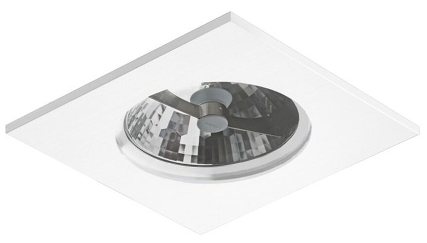 Hranatá - BPM 3026LED.D40.3K Vestavné svítidlo Aluminio Blanco, bílá 15W LED 230V IP65 - BPM - foto 1