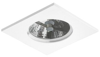 Hranatá - BPM 3026LED.D40.3K Vestavné svítidlo Aluminio Blanco, bílá 15W LED 230V IP65 - BPM