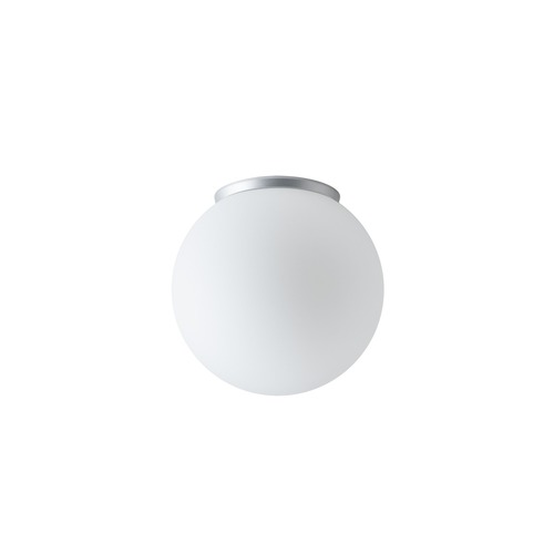 Kruhová - OS STY61227 STYX 2 stropní/nástěnné skleněné svítidlo stříbrná / bílá IP65 3000 K 8W LED - OSMONT - foto 1