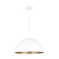 Polokoule - ZUMA 003064-024653 Závěsné svítidlo VELA A8001XL-WH - ZUMALINE