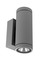 Nástěnná - IMPR 731220 Deko-Light nástěnné přisazené svítidlo - ShoreLine Pro kulaté Up+Down, 7,5 W, DIM, 3000/4000 K, světlešedá
