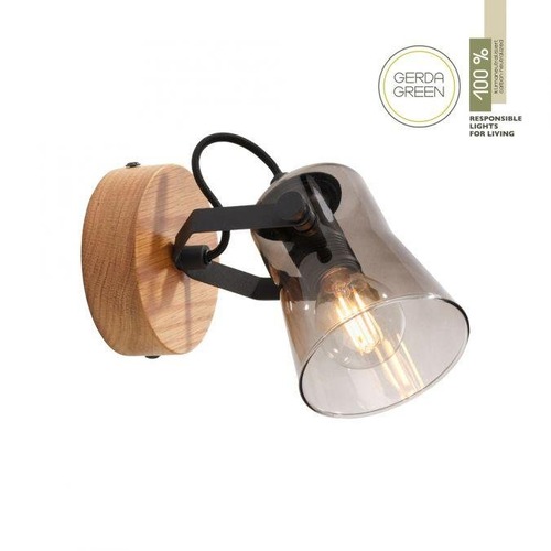 Bodová - LD 11447-79 GREEN LANG LED nástěnné svítidlo 1 ramenné přírodní dřevo dub nastavitelné - LEUCHTEN DIREKT / JUST LIGHT - foto 1