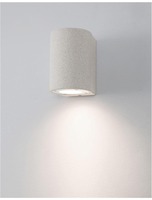 Nástěnná - NV 9790531 Venkovní nástěnné svítidlo LIDO bílý pískovec skleněný difuzor GU10 1x7W IP65 100-240V bez žárovky světlo dolů - NOVA LUCE