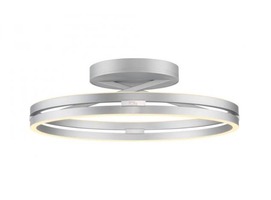 Kruhová - PN 6552-95 Stropní svítidlo PURE Loop LED 7W 2700-5000K + LED 30W 2700-5000K šedá - PAUL NEUHAUS