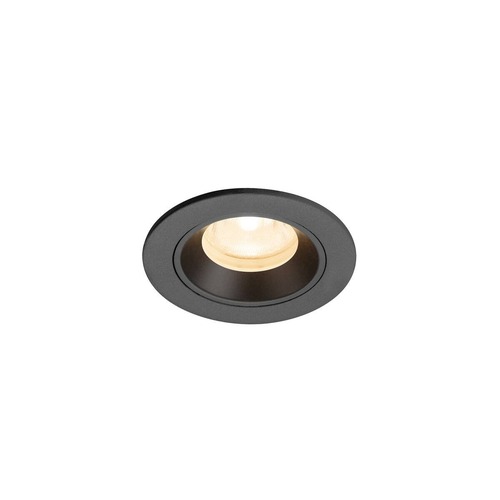 Kruhová - LA 1009274 NUMINOS® XS Stropní vestavné svítidlo, 2700 K, 40°, IP20, kulaté, černé - BIG WHITE (SLV) - foto 1