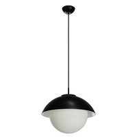 Koule - OS LUK60038 LUKIDA ST3 závěsné skleněné svítidlo černá / bílá IP40 3000 K 27W LED - OSMONT