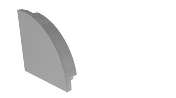 Krytky pro Al profily - IMPR 979751 Koncovka C-R-AV-03-12 sada 2ks - LIGHT IMPRESSIONS