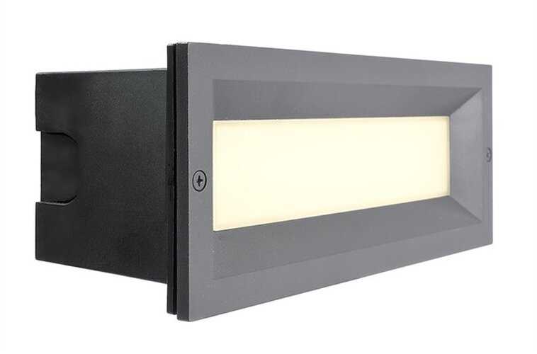 Zapuštěná - IMPR 763024 VÝPRODEJ - Deko-Light vestavné svítidlo do zdi Alwina II 100-240V AC/50-60Hz 13,00 W 3000 K 600 lm 250 mm tmavěšedá - LIGHT IMPRESSIONS - foto 1
