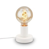 Stolní lampy dekorační - BRILO 7023016 Stolní lampa, pr. 10 cm, max. 10 W, bílé (starý kód: BRILO 7023-016) - BRILO